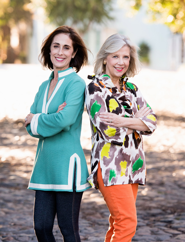 Julie Starr and Sarah Gunn, authors of The Tunic Bible