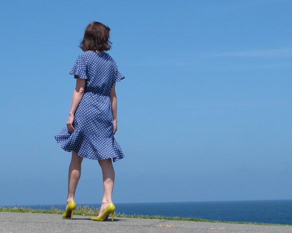 Papercut Adrift Dress - back view