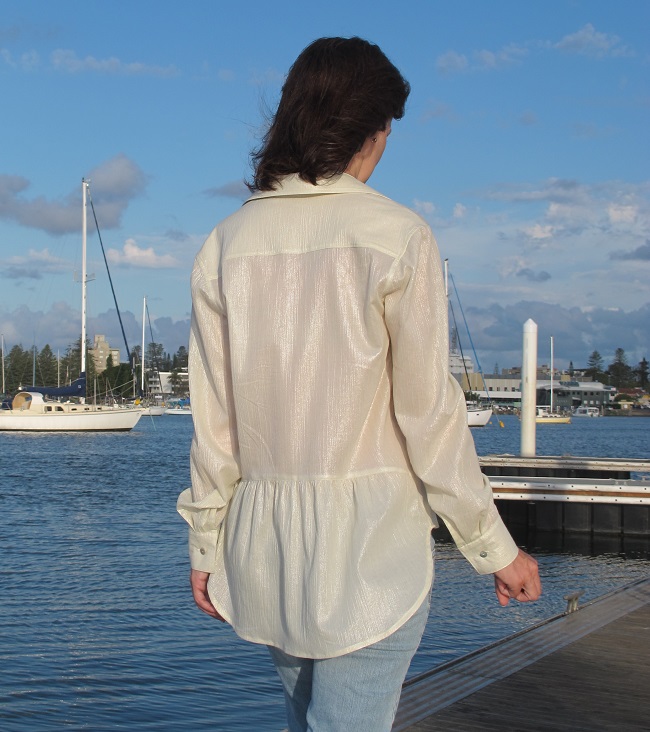 Grainline Archer Shirt - back view