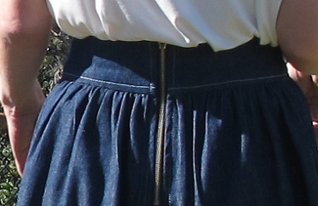 Brumby Skirt - exposed zipper