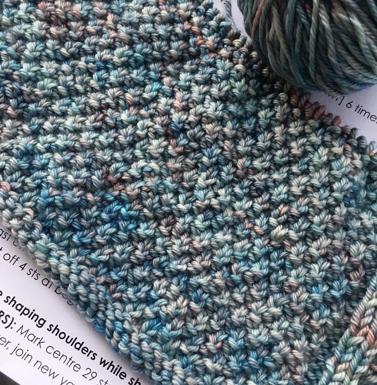 Sous Sous - moss stitch