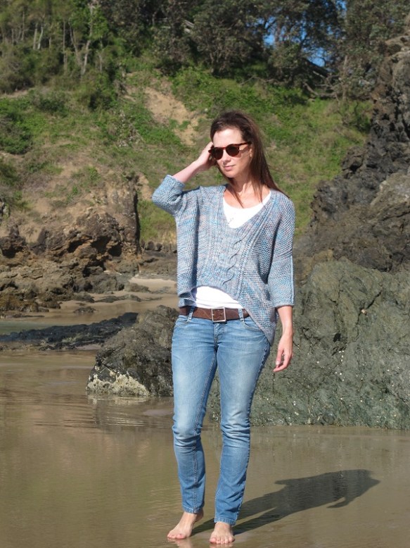 Sous Sous jumper, design Norah Gaughan, yarn Madelinetosh Merino DK. Knitted by Sew Busy Lizzy