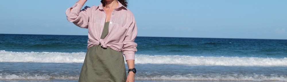 Olya Shirt, Paper Theory & Sadie Slip Dress, Tessuti Patterns